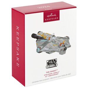 New! Star Wars Rebels The Ghost Spaceship Hallmark Keepsake Ornament + Music